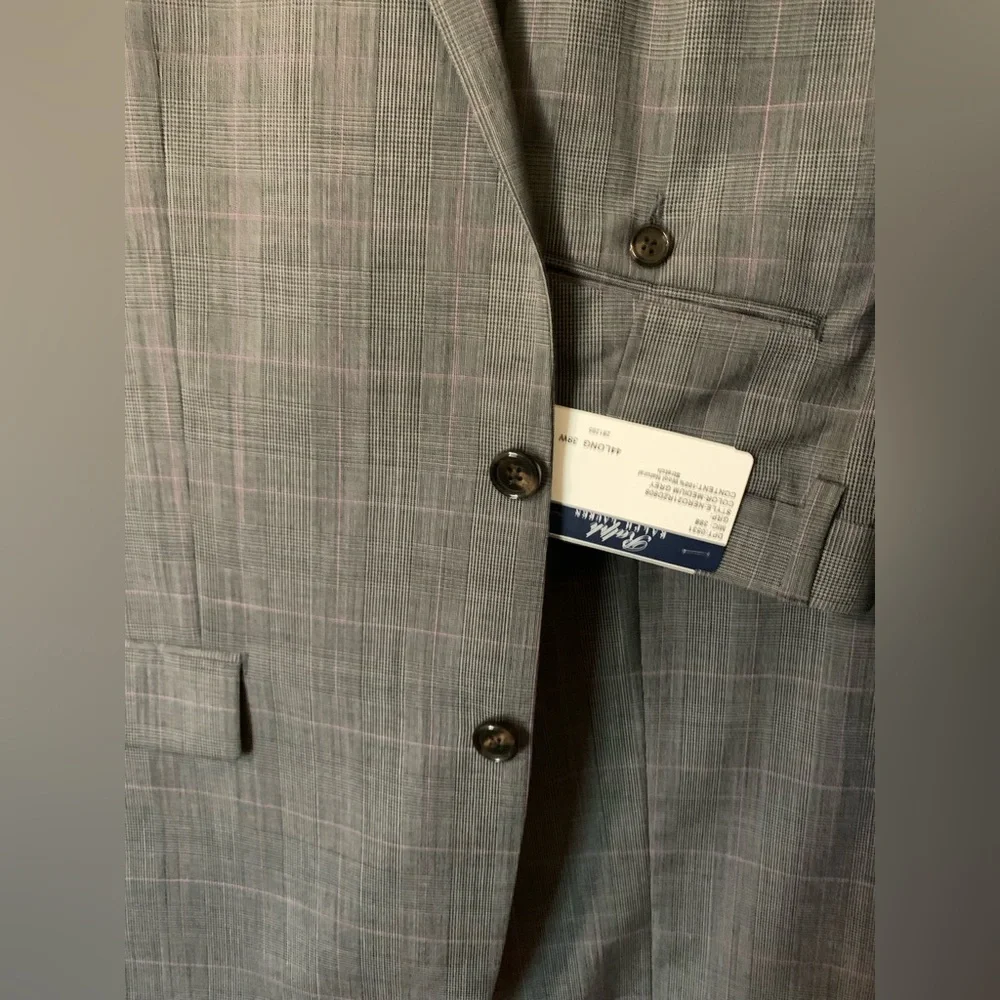 Ralph Lauren Men’s Blue Label 2-Piece‎ Athletic Fit Suit 44Long 38Wide